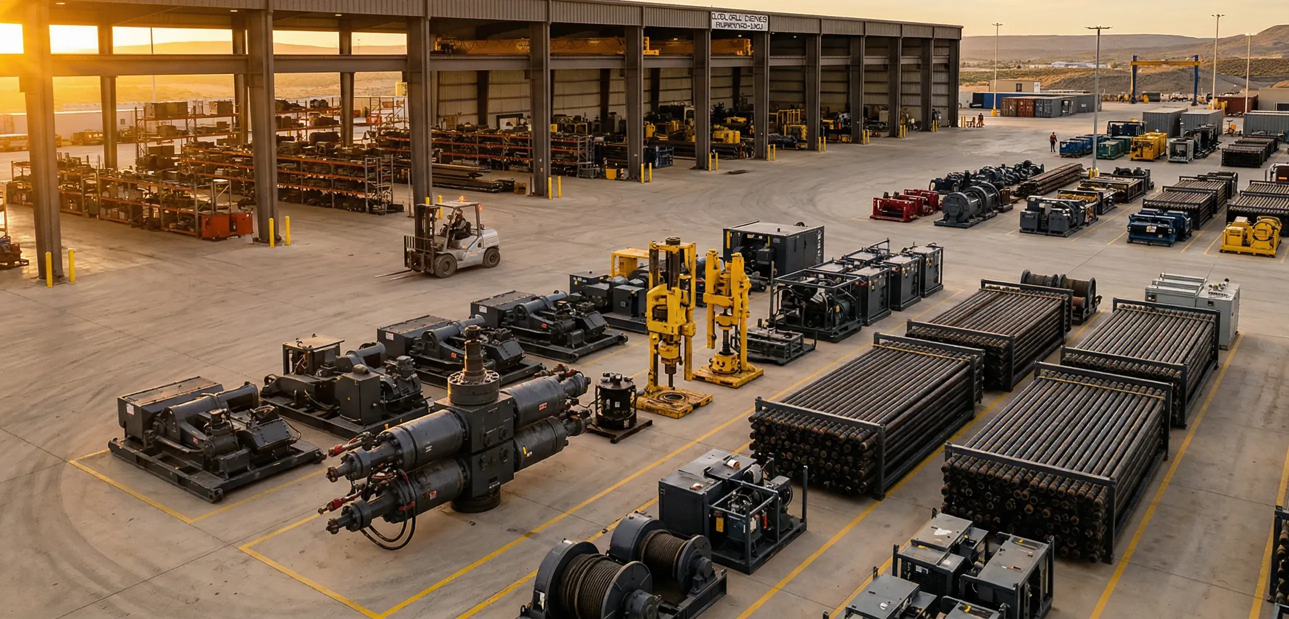 Drilling equipment warehouse